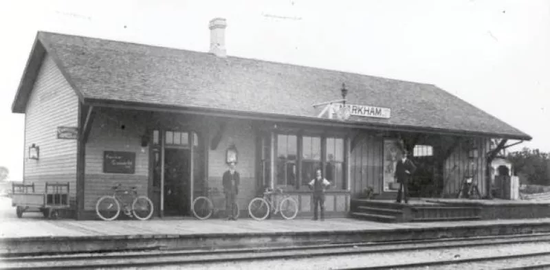 Markham Village, Toronto and Nippissing Station, c.1900