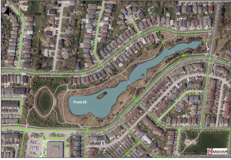 Location map for pond 60
